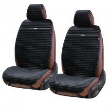 Накидки сидінь алькантара "Elegant" NAPOLI Чорний Повний комплект (700 116)