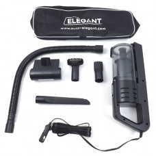 Автопилосос Сухе+Вологе прибирання 100W "Elegant 100237 ТURBO щітка/LED Ліхтар/12В/15500Па