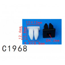 Кліпси C1968 втулка під саморіз/підкрилкиHyundai(1491305010,1491305030,14913-05010,14913-05030)(100ш