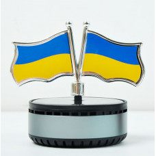Ароматизатор на сонячній панелі "Прапор України" M1 (Одеколон)