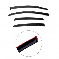 Дефлектори вікон Renault Logan SED з 2013-П К скотч "AV-Tuning"