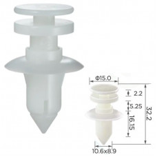 Кліпси C0355 обшивки Ford W704958S300 ( уп. 100 шт.)