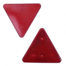 Катафот трикутний червоний 170х140х7 (без рамки) УР-11 (1 шт.)