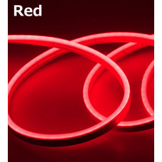 Стрічка - Силікон LED Neon - 24v 25см червона гнучка (бічне свічення/шир.12мм/вис. 6мм)