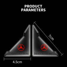 Плівка захисна для дверних КУТІВ Mercedes силіконова прозора (4шт)