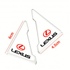 Плівка захисна для дверних КУТІВ Lexus силіконова прозора (4шт)