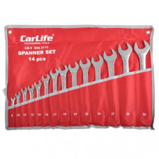 Набір ключів комбінованих (14шт) 8-32мм "Carlife" (WR4214) Сумка/хром-ванадіум метал (4шт/уп)