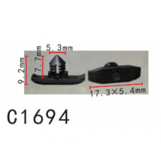 Кліпси C1694 ущільнювача VW, AUDI, SEAT, SKODA (OEM: 1H0823717, 1H0 823 717, 10660) (уп. 100шт.)