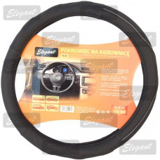 Чохол на кермо "XL" (42см) чорний Elegant 105462 масаж.