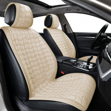 Накидки сидінь преміум класу велюр "Beltex" Chicago Бежевий (biege) Передні BX85550