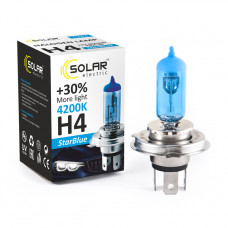 Лампа 12V H4 60/55W 4200K StarBlue "Solar" (1шт) (1244) (10шт/уп)