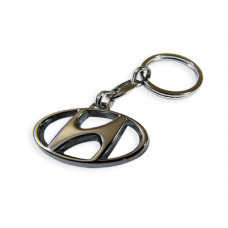 Брелок для ключів Hyundai метал/хром