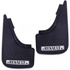 Бризковики малі "Renault" Серебренн. напис + М'який бриз-к із видавлен. шипами "Елегант"(2шт)