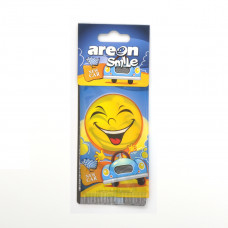 Освіжувач сухий лист - "Areon" - Smile Dry - New Car (Нова Машина) (10шт/360ящ)