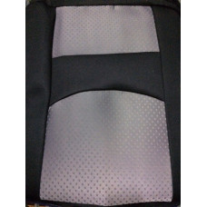 Чохли ''В'' чорні ( Сіра середина) "Автосвіт"- Копер (Спинка тягучка -Два підго-ка)