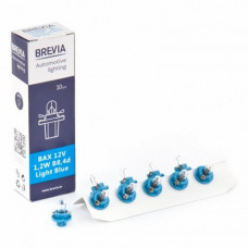 Лампа 12V з патроном B8,4D 1,2W "Brevia" (12320C) Light Blue (уп.10шт)