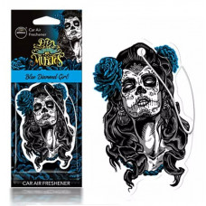 Освіжувач сухий лист - "Aroma" - Dia De Los Muertos - Blue Diamond Girl 83116