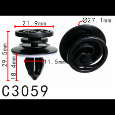 Кліпси C3059 обшивки дверей VW, AUDI, SEAT (8E0868243, 15685) ( уп. 100 шт)