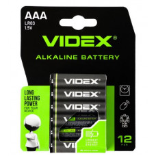 Батарейка ААА/LR3 VIDEX 12шт/box