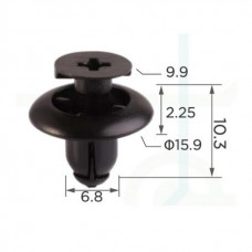 Фіксатор C0390 натискний/розпірний Lexus Toyota 9046707146 9046707152B1 (100шт)