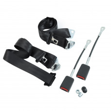 Ремінь безпеки 2шт (3-х точковий) "Konmaks" без болтів без заглушок