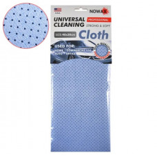 Серветка професійна 40х30 для скла та кузова перф-на "Nowax NX62432" синя