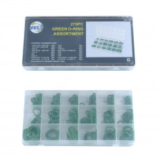 Набір гумових кілець KR-2015(53-125) (270 од.) (green) (зелені кільця)