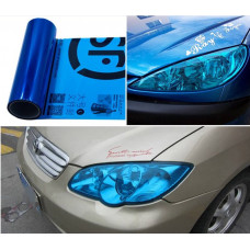 Плівка антигравійна для фар автомобіля Синя (бухта 16м*30см) ПВХ-160микрон