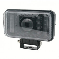 Фара-LED Прямокутник 25W/33W діодна J53-53W Ближнє-біле/дальне-біле/DRL-білий(1шт)