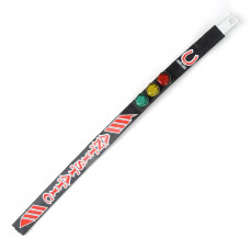 Антистатик гумовий "світлофор" червоний напис (25шт/уп)