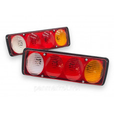 Задній ліхтар Прямокутний 12/24V (310*100*65мм) овал "Nurteks" з ПРОВОДОМ (2шт/уп)