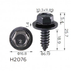 Саморіз H2076 з шайбою GM (11505022) ( уп. 100 шт.)