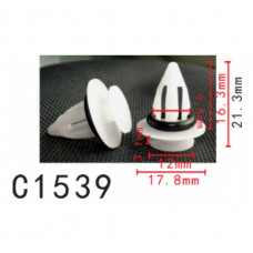 Кліпси C1539 молдингу порогів/крило/багажник BMW, MINI (51777171002, 15399) ( уп. 100 шт.)