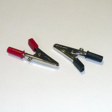 Затискачі для клеми АКБ (крокодили) (+/-) 5А (д.55мм/ш.5мм/т.0,1мм) (АТ-0010) (250)