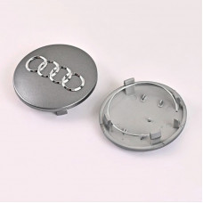 Ковпачки на титани "Audi" (68/56мм) сірий (8D0601170)