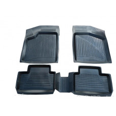Килимки гумові Lada 2108-21099/2113-2115 (5шт) коритом+перемичка припаяна з одного боку.РТІ