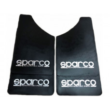 Бризковики малі чорні - 4шт - "SPARCO" - 360х220 (тверді) (10шт/ящ)