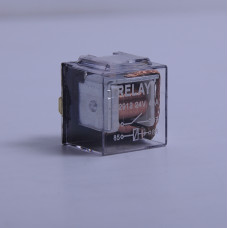 Реле 24V 4-х контактне 40А з індикатором КВАНТ (прозорий корпус)