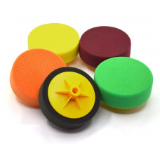 Полірувальний круг M14/D150/H45мм Жовтий (сота) "Adept Elit" PPI 55 (твердий)