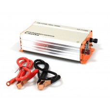 Перетворювач 12V -220V/ 500W Модиф. сунус +1USB +1 Розетка + Клеми + Прикурка "Lavita" LA111500