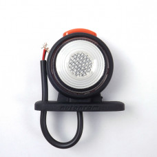 Габарит "ріжки" прямий 5*5,5см 12/24v міні червоний+білий+помаранч НЕОНОВИЙ "Ceray" 202017-BK (1шт)