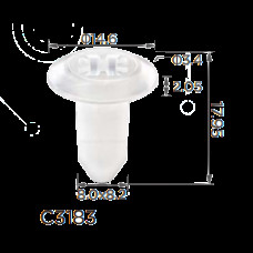 Кліпси C3183 під саморіз VW, AUDI, SEAT, SKODA, PORSCHE (N10318001, N-103-180-01,14254) ( уп. 100 шт