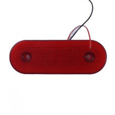 Габарит - червоний - 115х40мм - 12/24V Led 20 діодів - "KIR" К-268 (1 шт)