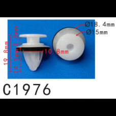 Кліпси C1976 молдинги MAZDA (KD51-51-W24, KD5151W24, 15386) ( уп. 100 шт.)