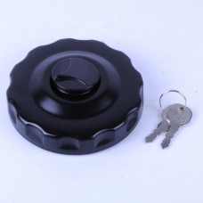 Кришка бензобака TIR чорна Туреччина Д=80мм Металева з верхнім замком