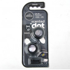 Освіжувач рідкий на обдув 2*2,7ml - "Aroma" - Double Dot - Black (Блек) 12009 (14шт/уп)