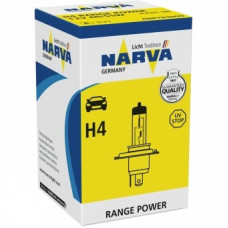 Лампа 12V H4 60/55W P43t Range Power "Narva" (1шт) (48878) (10шт/уп)
