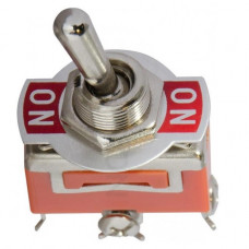 Тумблер 3 положения,3 к-та, на болтах (№1122) (on/off/on) Помаранчевий А-009