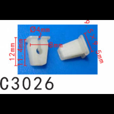 Кліпси C3026 під саморіз GM 90230846 2240802 94515248 BMW 63121374075 ( уп. 100 шт.)