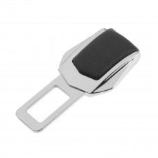 Заглушка ременя безпеки метал цинк.сплав + шкіра (тип №2) (1шт)